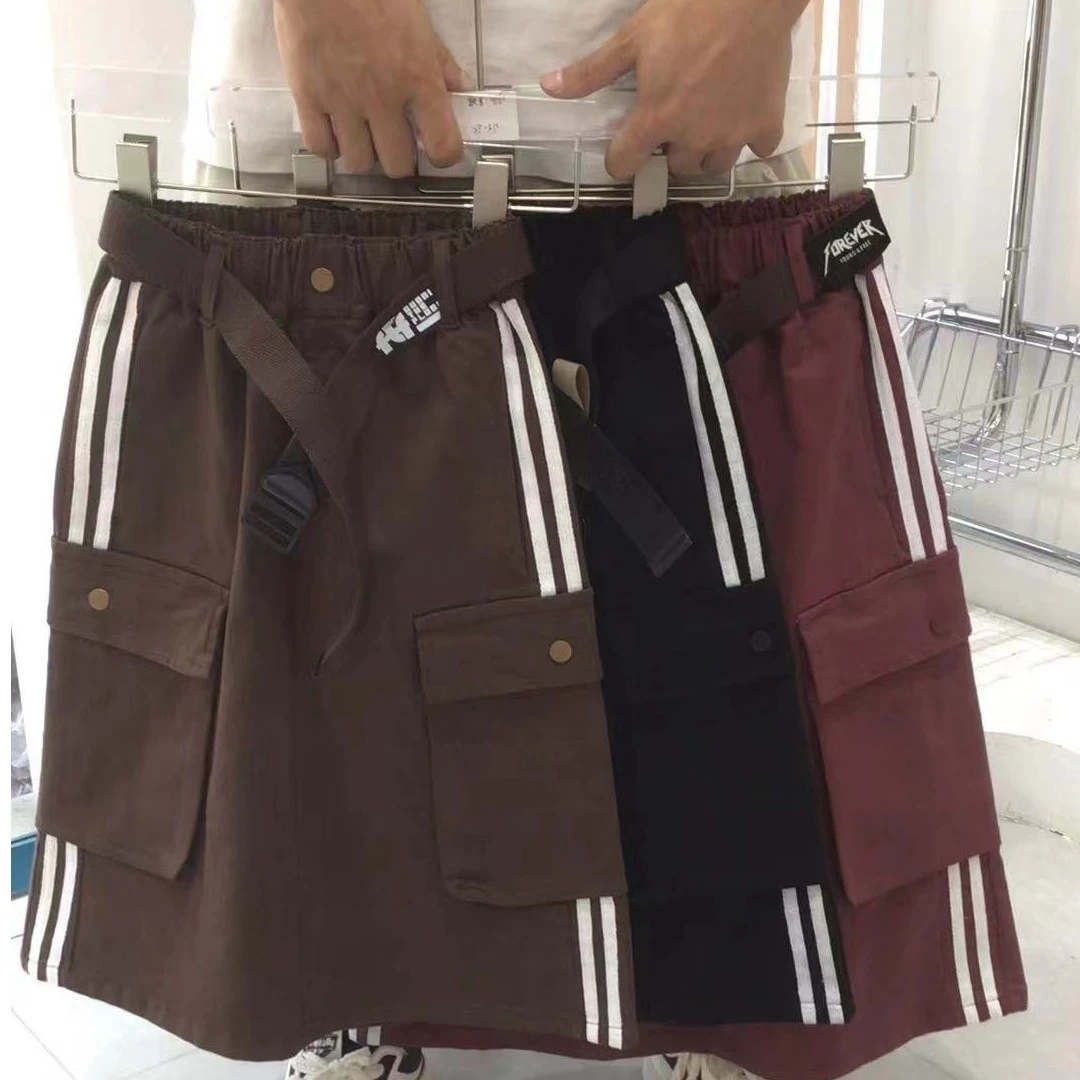 309407《黑》精选韩版洋气儿童女童花花潮流百搭半身裙