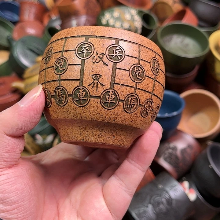 紫砂茶杯全手工紫砂主人杯