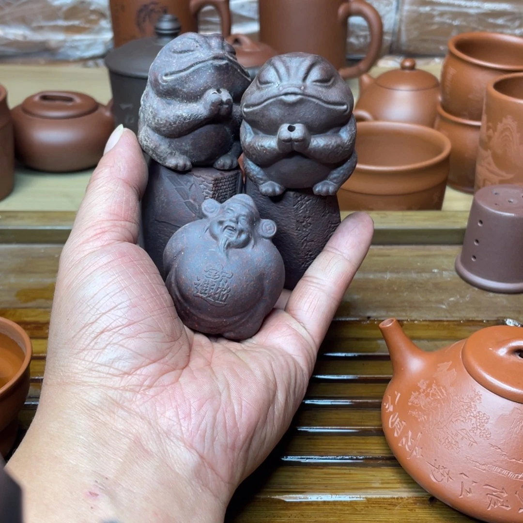 小***灵茶壶紫砂紫砂茶宠