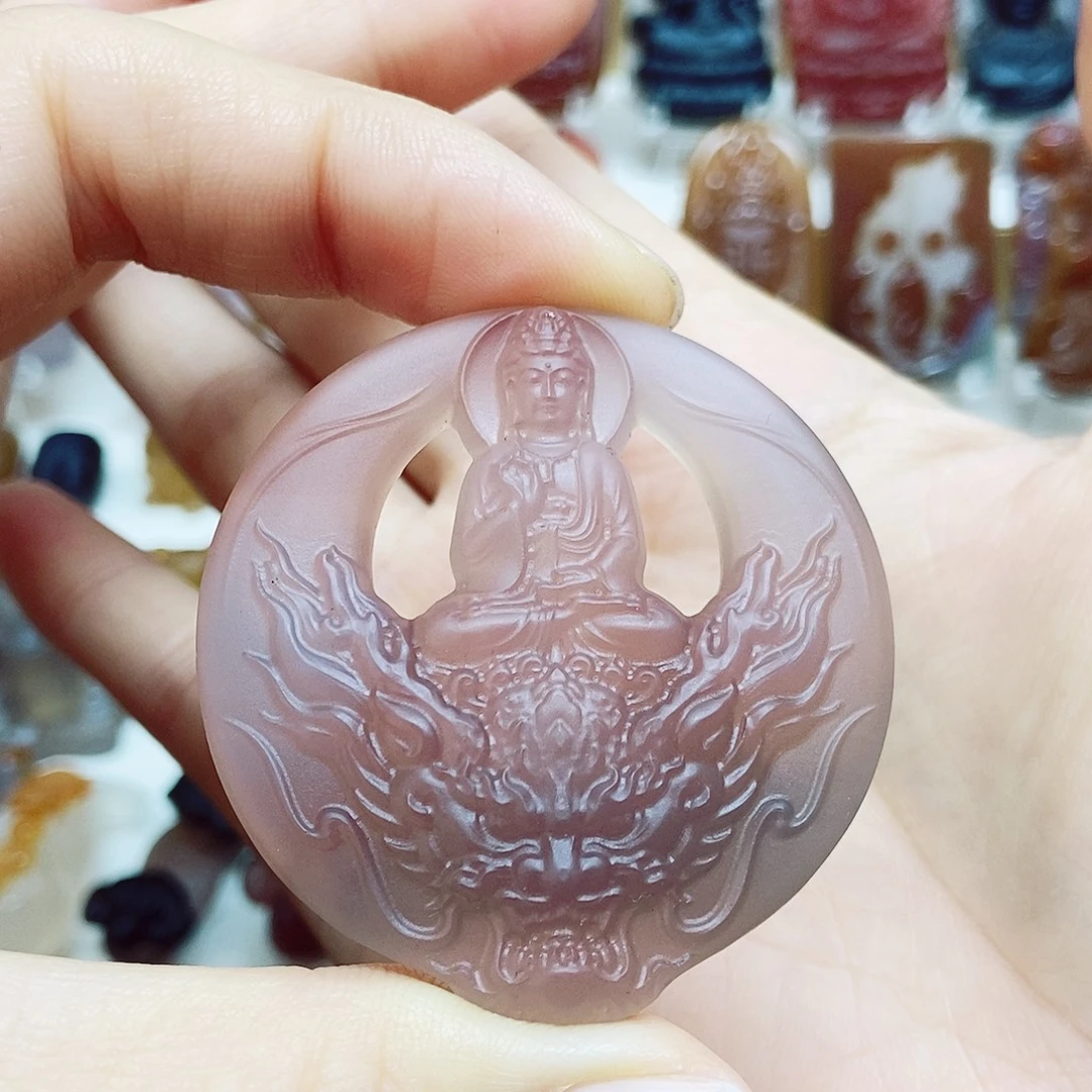 M***生玛瑙/玉髓未镶嵌颈饰