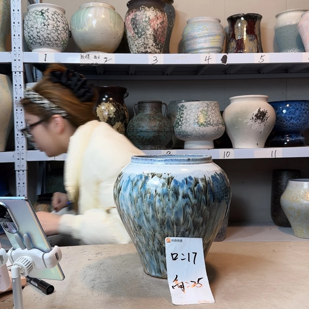 17@25 紫砂花盆尺寸