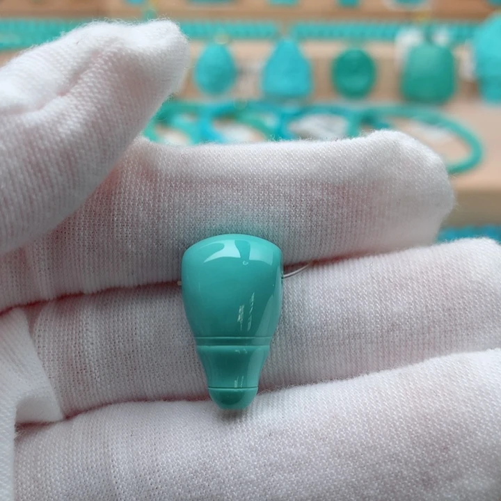 绿松石未镶嵌珠宝奇石11.4mm