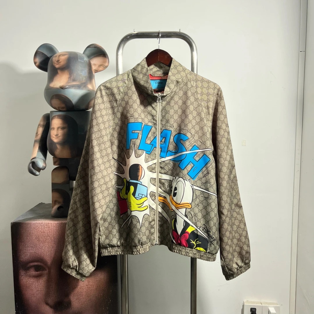 99新 GUCCI/古驰 古驰联名迪斯尼满印外套5S0204尺码50新旧99新