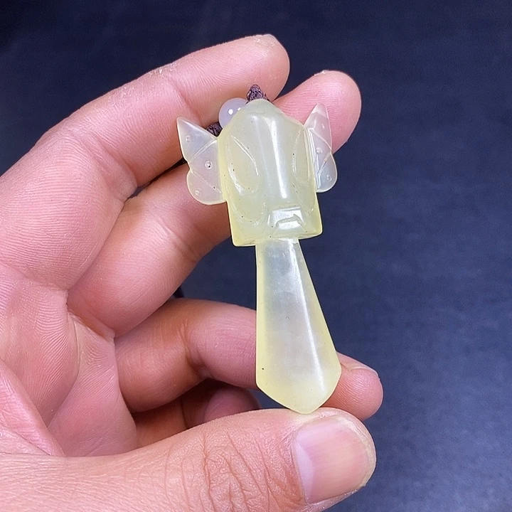 白玉菩提把件精选