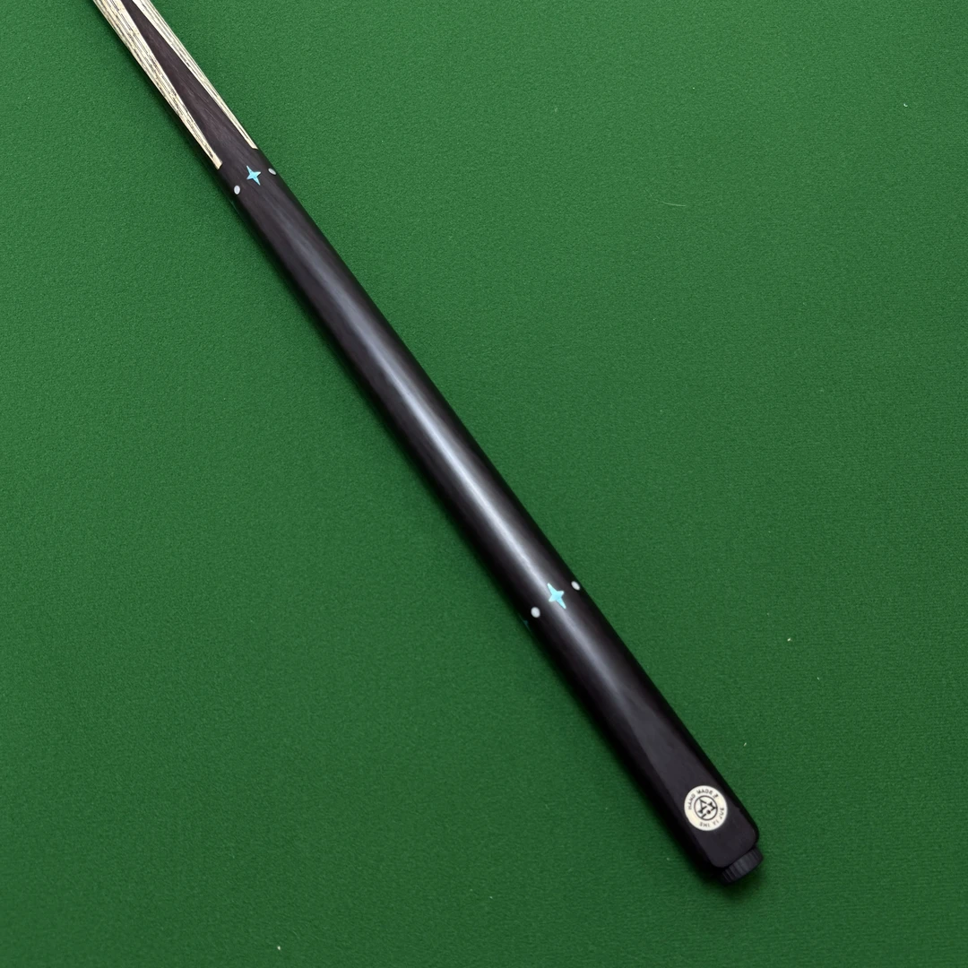 【星空】会员杆机雕纹镶嵌手工杆小头通杆中八九球台球杆小头杆