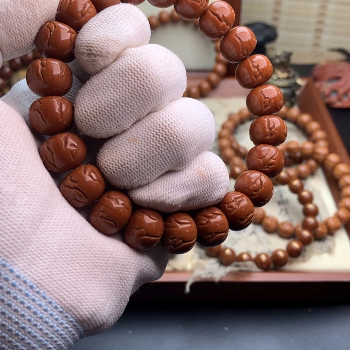 F***生桃核手串龙焰凤羽