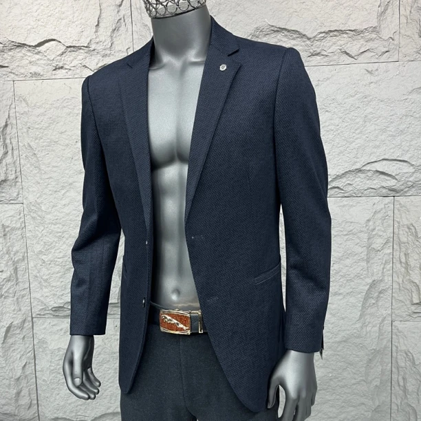 【3季厚款特惠】6676款高品质色织刺骨拉绒商务休闲上衣西服