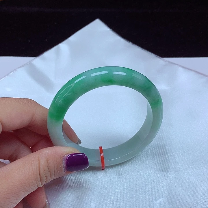 未镶嵌手镯翡翠圈口53