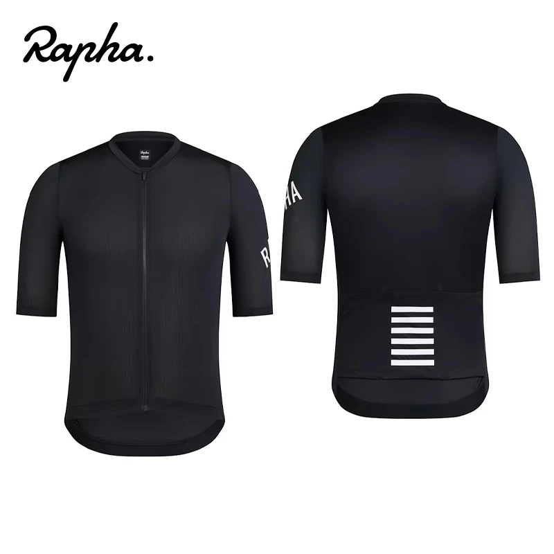 Raphaproteamtraining夏季男款男士训练装备公路车竞赛短袖骑行服