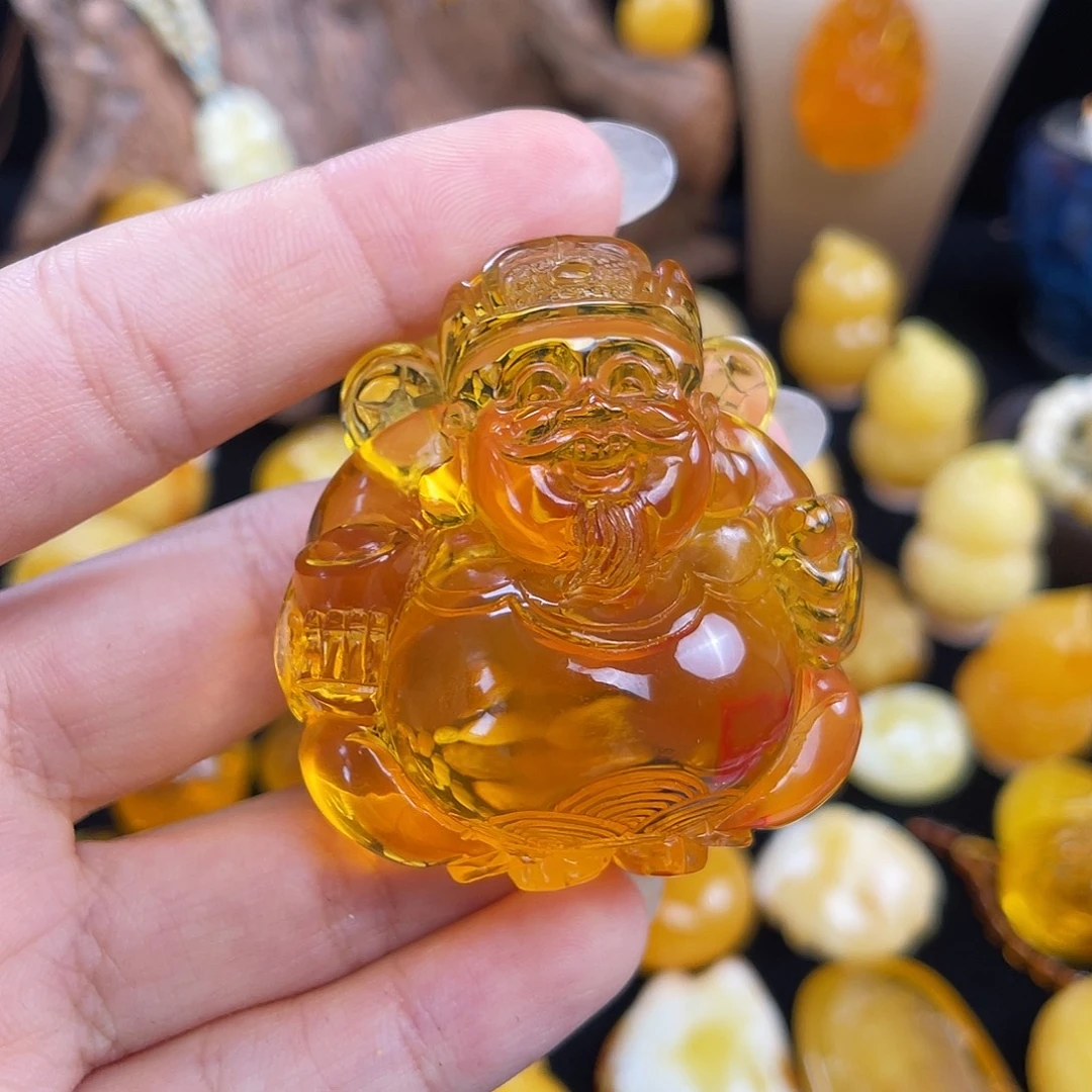 琥珀未镶嵌珠宝奇石
