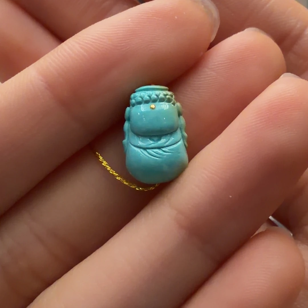 绿松石未镶嵌颈饰