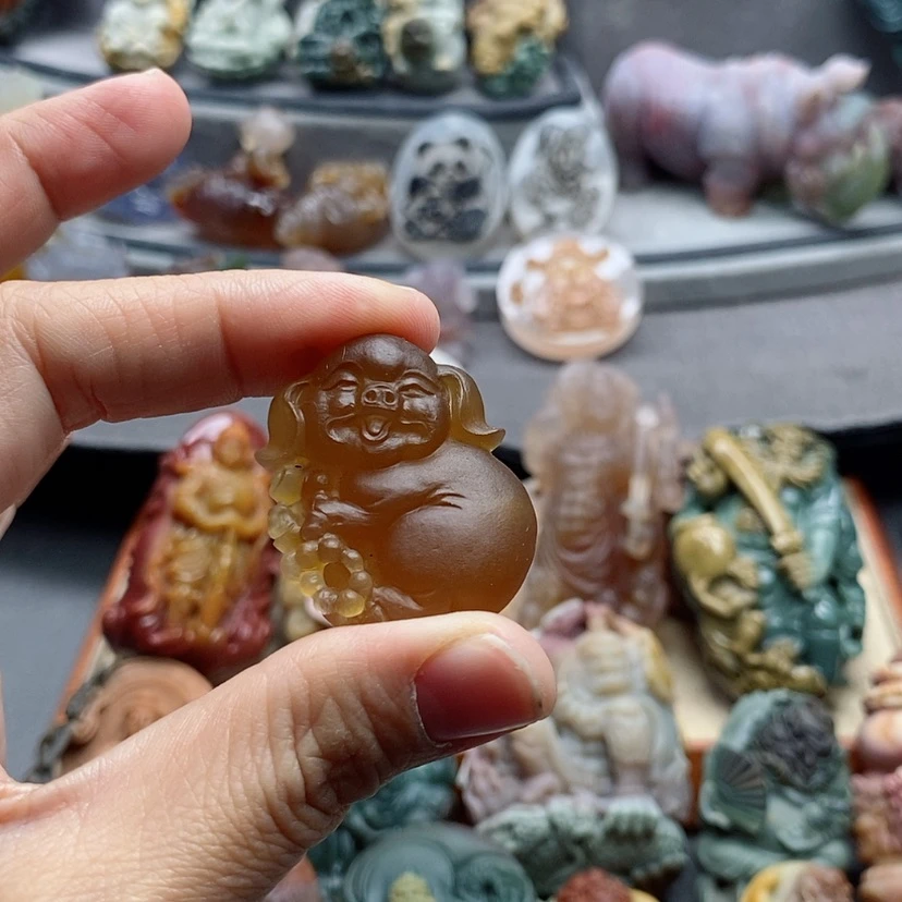 【闪购商品】未镶嵌吊坠定制玛瑙