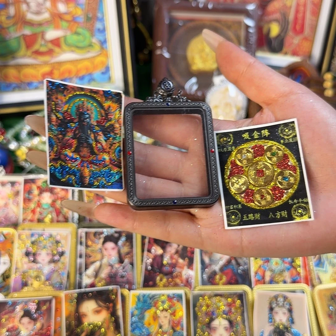 吊坠双面铜钱不装