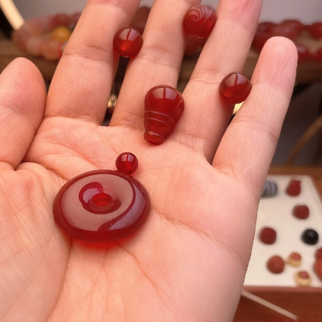 玛瑙/玉髓颈饰合金悠*