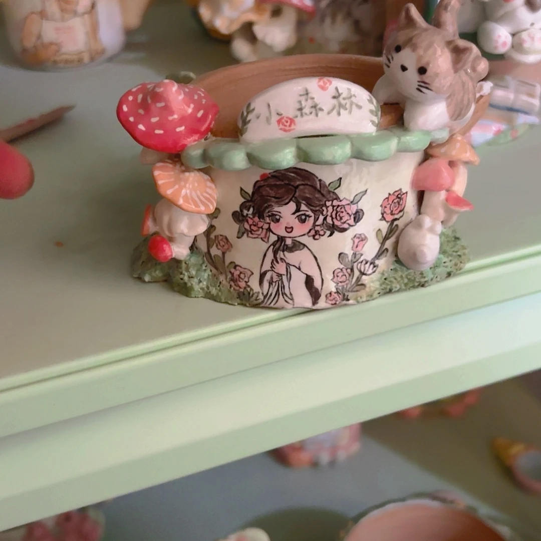 老梧家的手工陶瓷多肉花盆