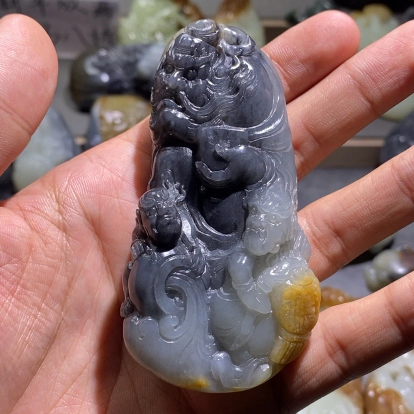 【闪购商品】和田玉挂件未镶嵌风*楼