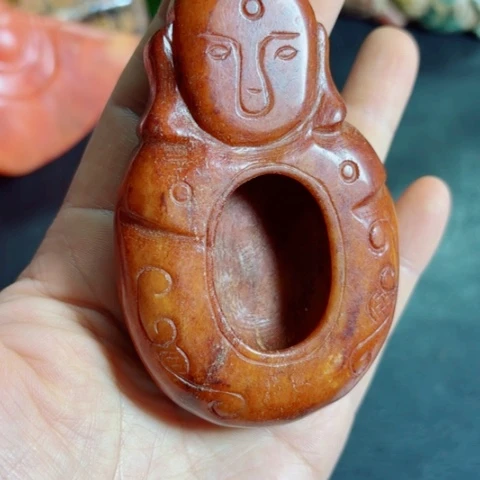 白玉菩提把件一个一个