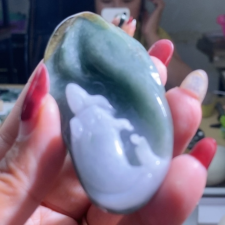 【闪购商品】翡翠挂件未镶嵌观音