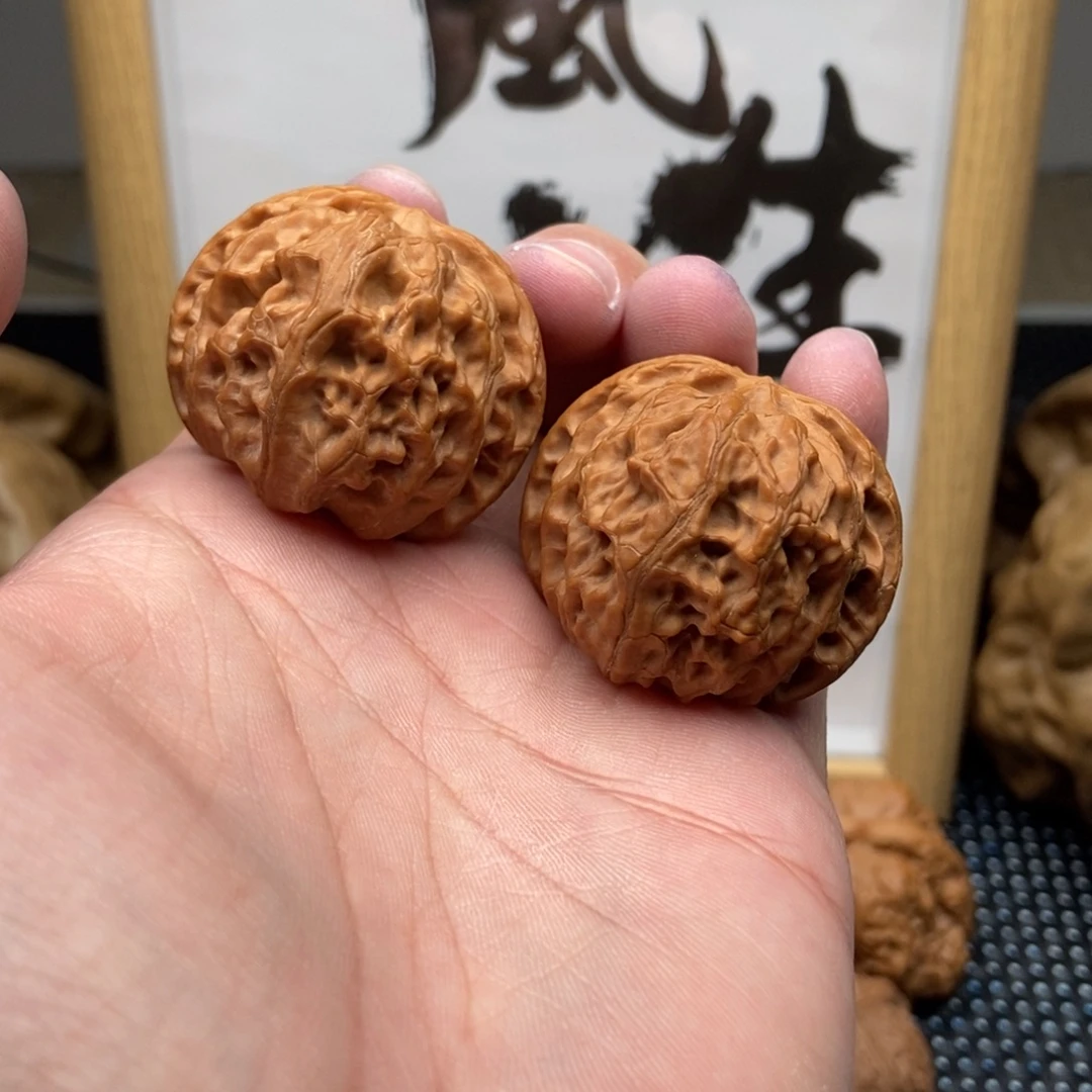 把件文玩核桃38苹果园