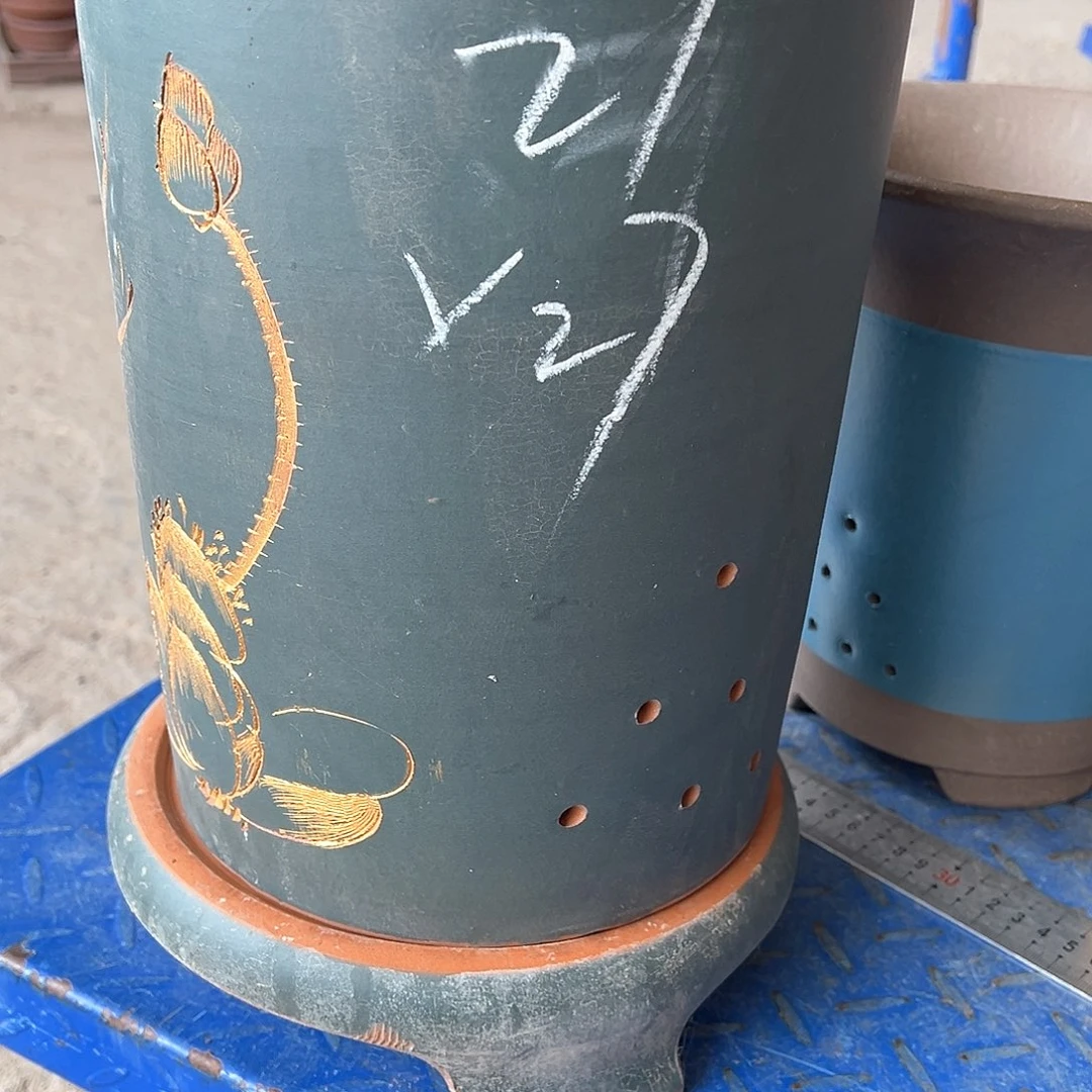紫砂花盆紫砂花盆