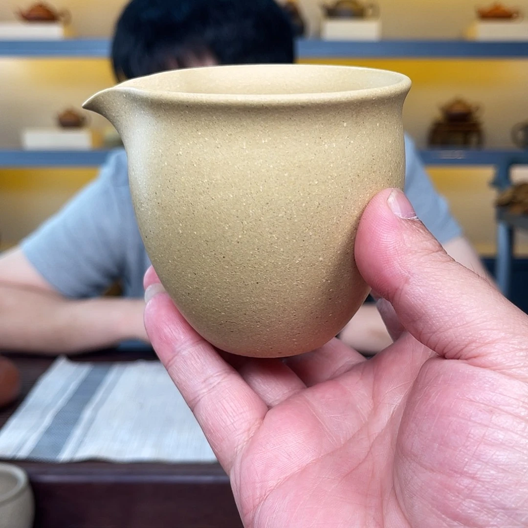 强***茶壶紫砂本绿公道杯