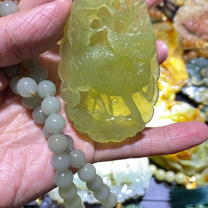 岫玉岫玉吊坠未镶嵌