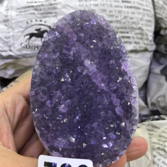 紫晶天然水晶摆件未镶嵌