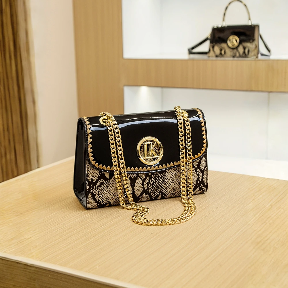 香港正品2026新款秋季简约链条小包女士高级感百搭质感单肩斜挎包