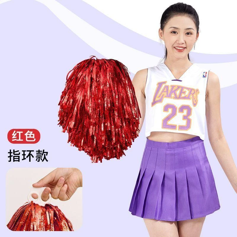 广场舞团体花球啦啦队手花舞蹈演出道具加大加密手摇花