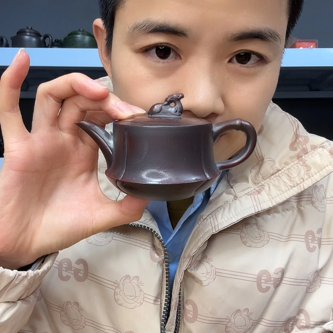 紫砂茶壶民间手艺人全手工制作