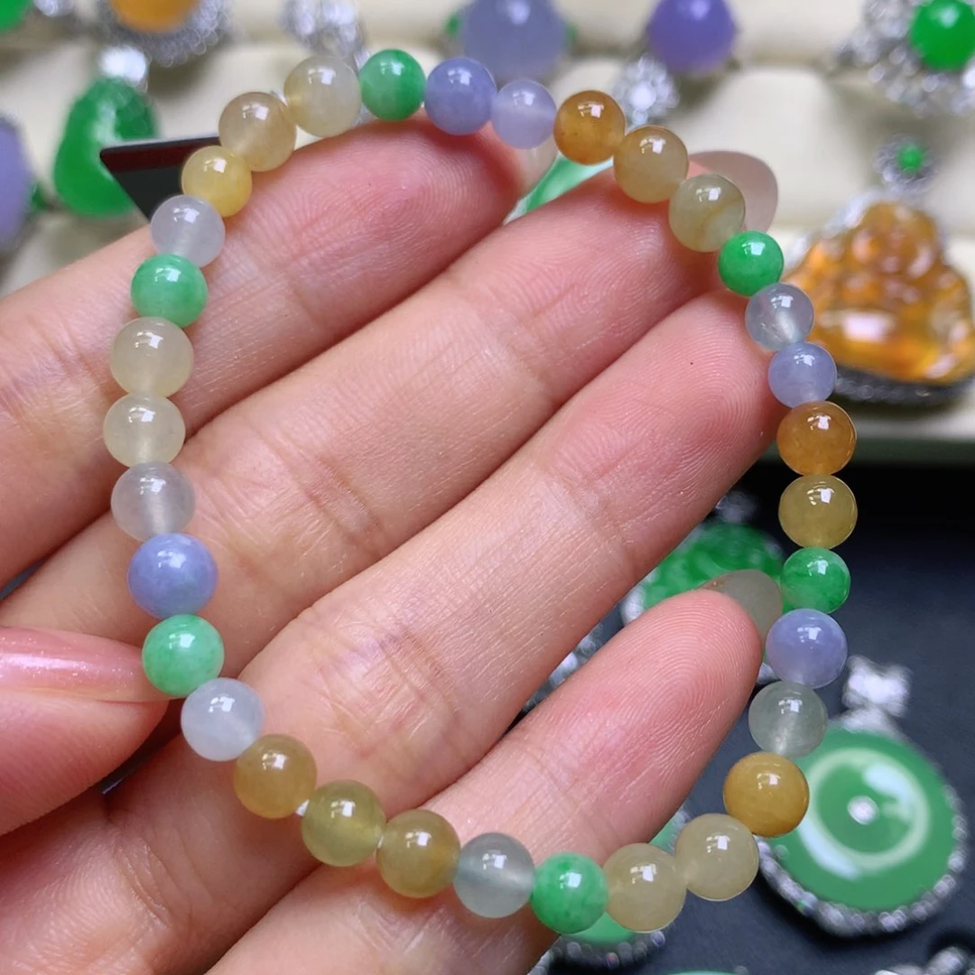 未镶嵌手链翡翠翡翠