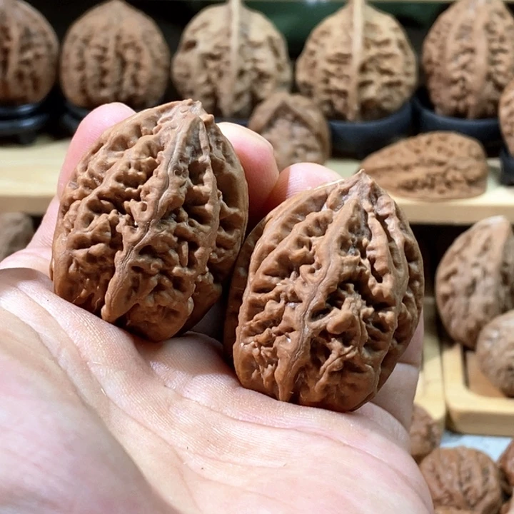 文玩核桃把件老珊瑚