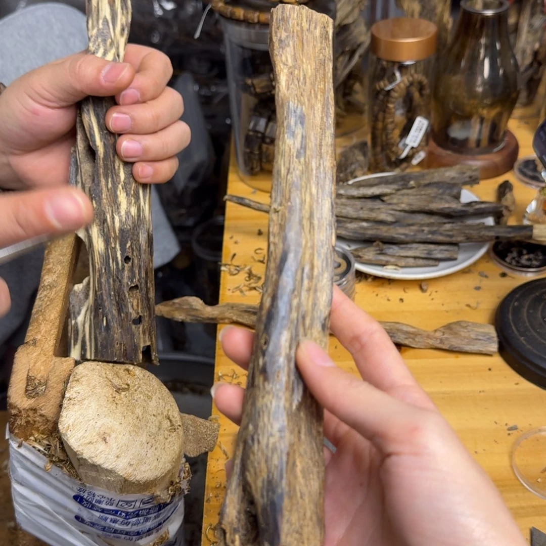 沉香沉香碎屑白棋品种块料48克