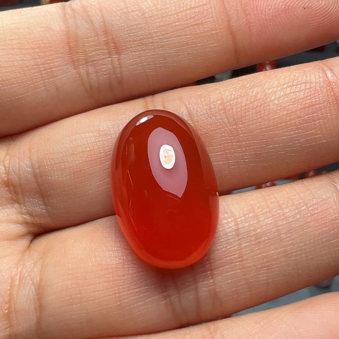 南红玛瑙戒面未镶嵌