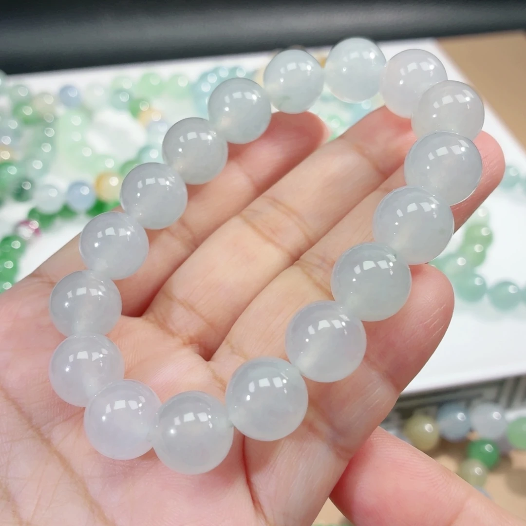 翡翠未镶嵌手链卡11.4-11.9