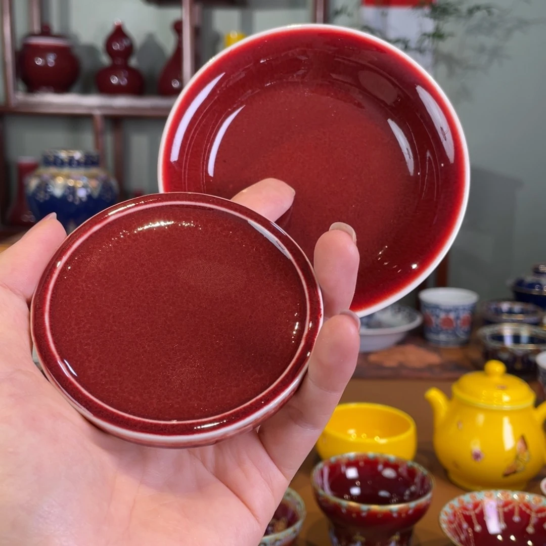 S**k清欢雅玩原矿郎红福利杯垫