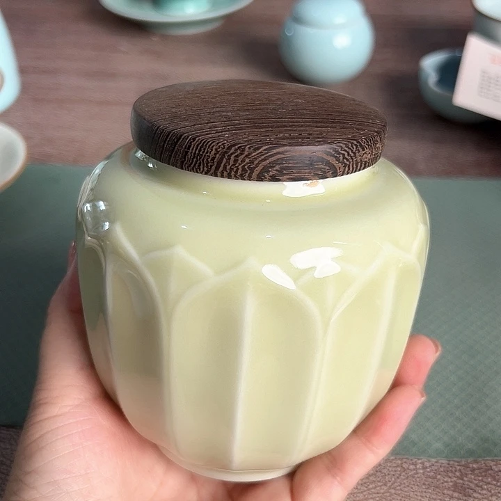 龙泉云间青瓷小米茶器