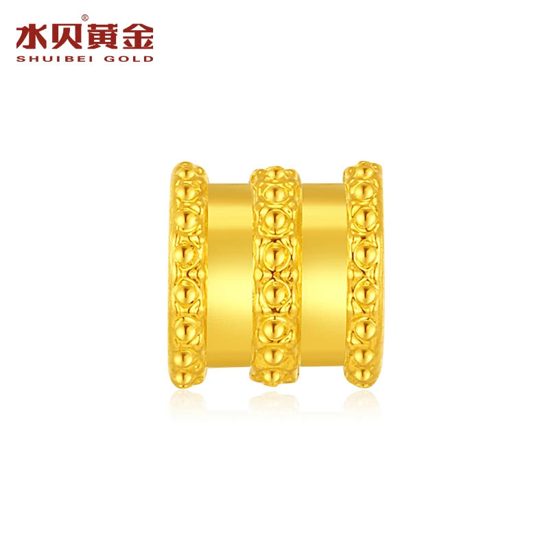 水贝足金999路路通小蛮腰赠合金链