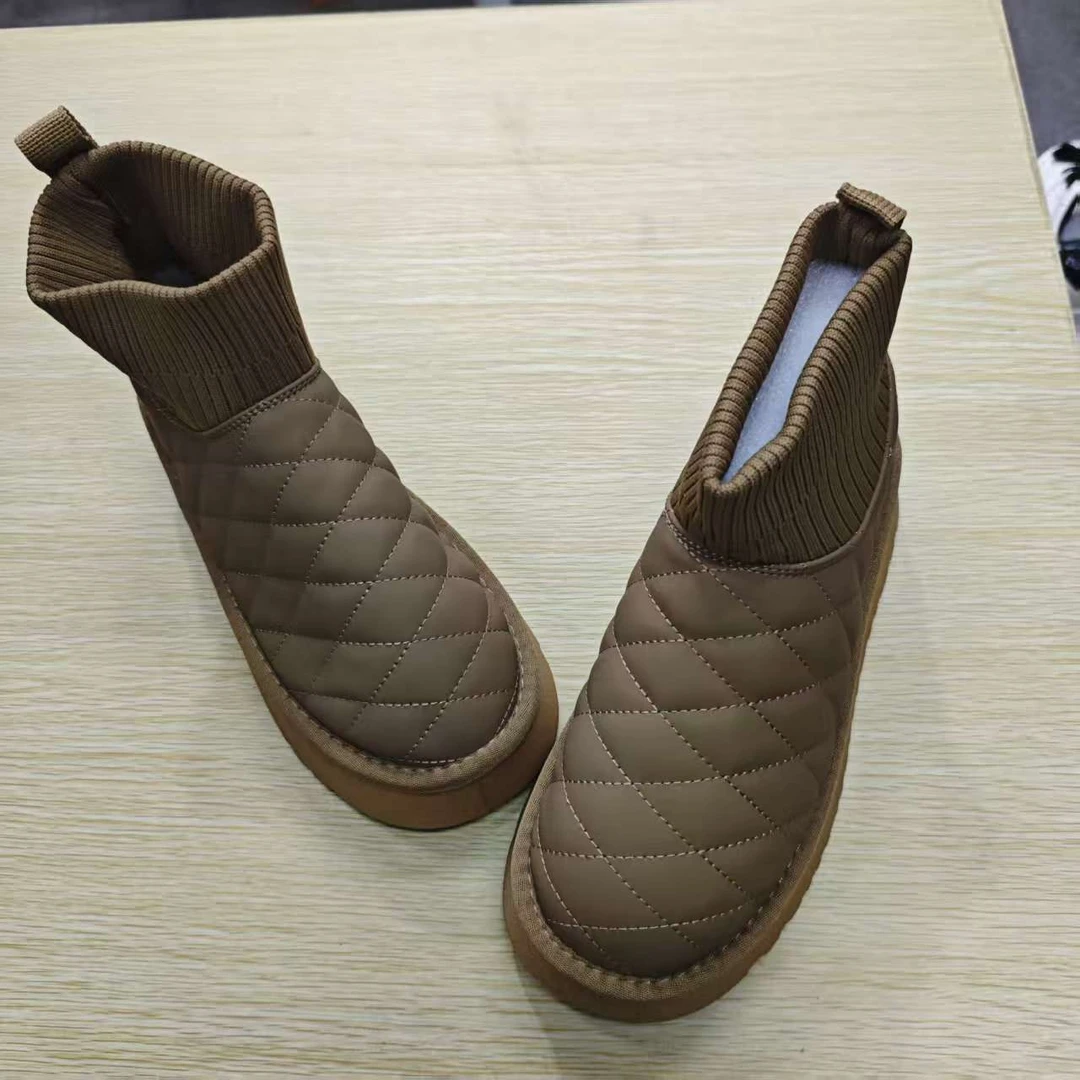男友风保暖冬季极简风时尚雪地靴休闲5097-K