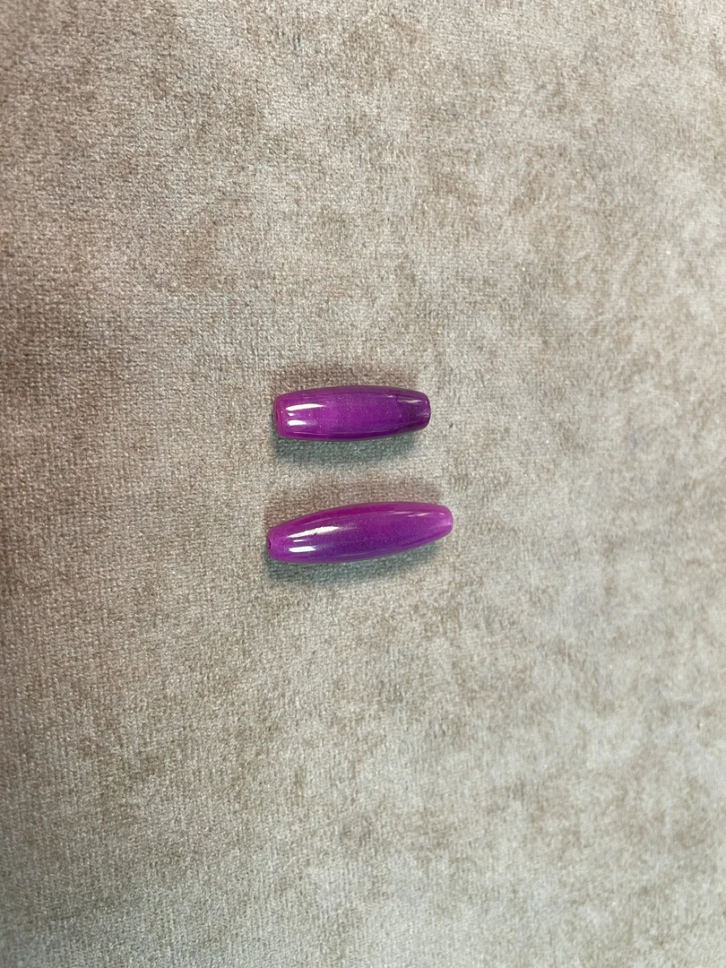 可塘工厂老料樱花红紫大桶珠多样性发一个 SL289