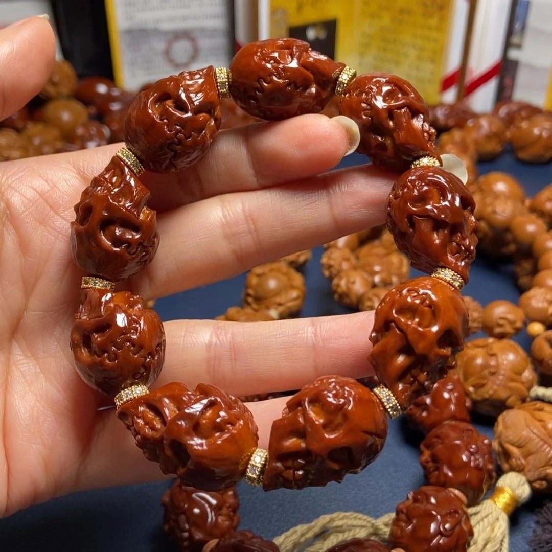 橄榄核手串/手链骷髅回血