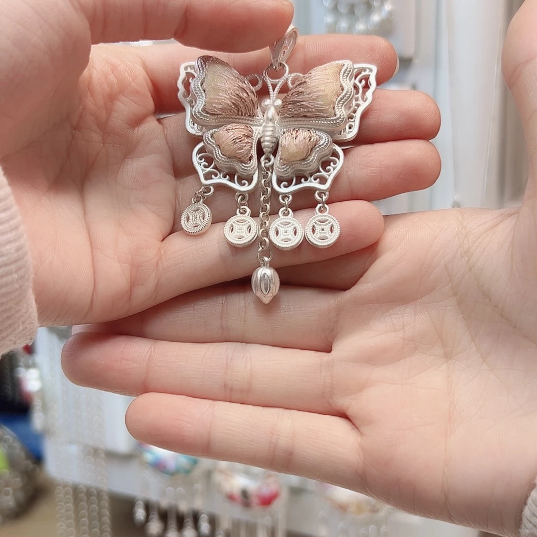 棉类混纺吊坠好看