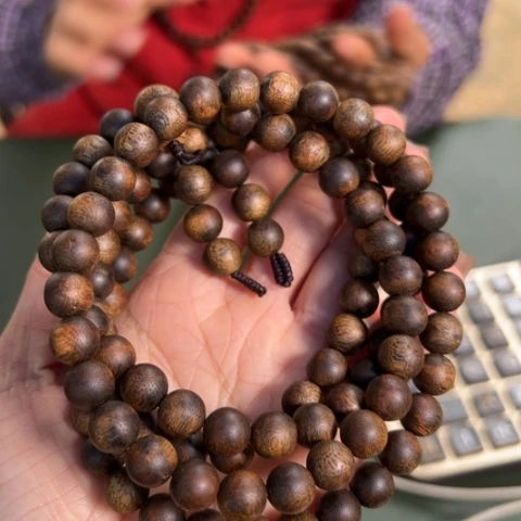 沉香手串紫棋35克卡0.9多样性发1条