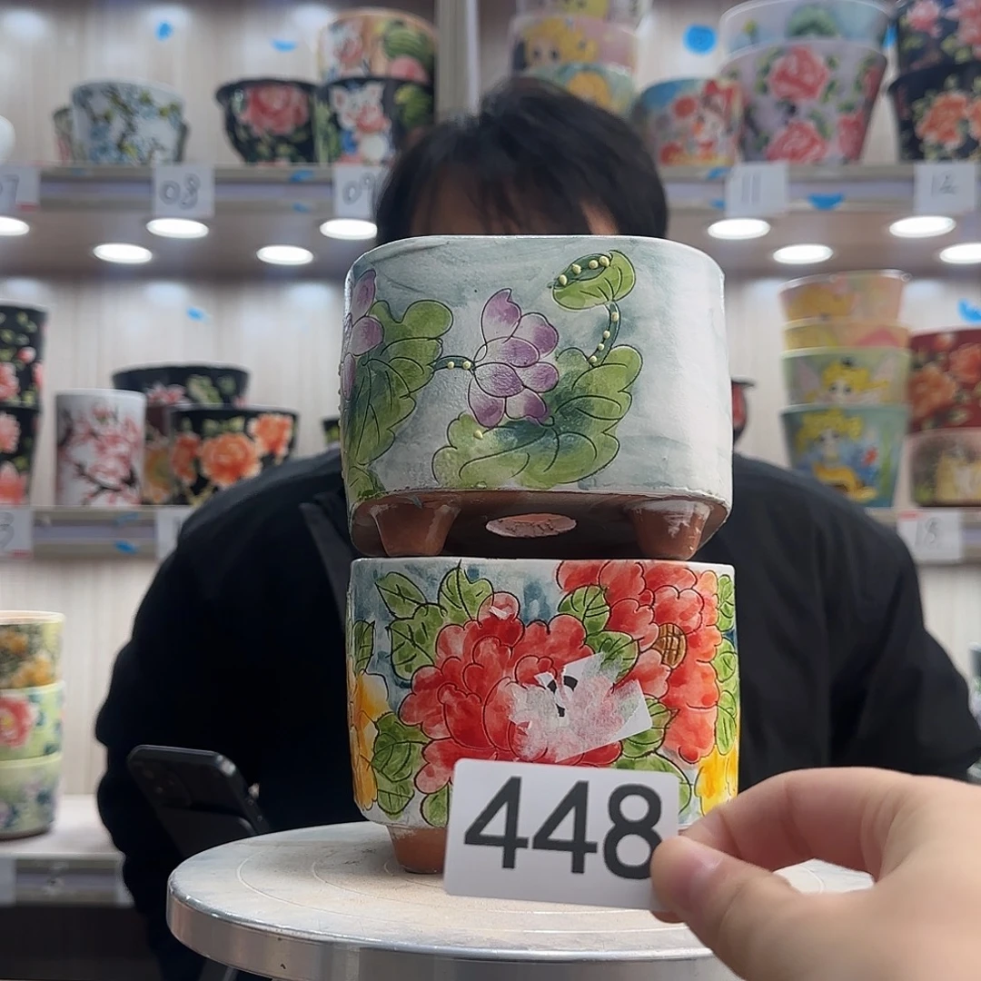 卡***。花盆紫砂瑕疵瑕疵448