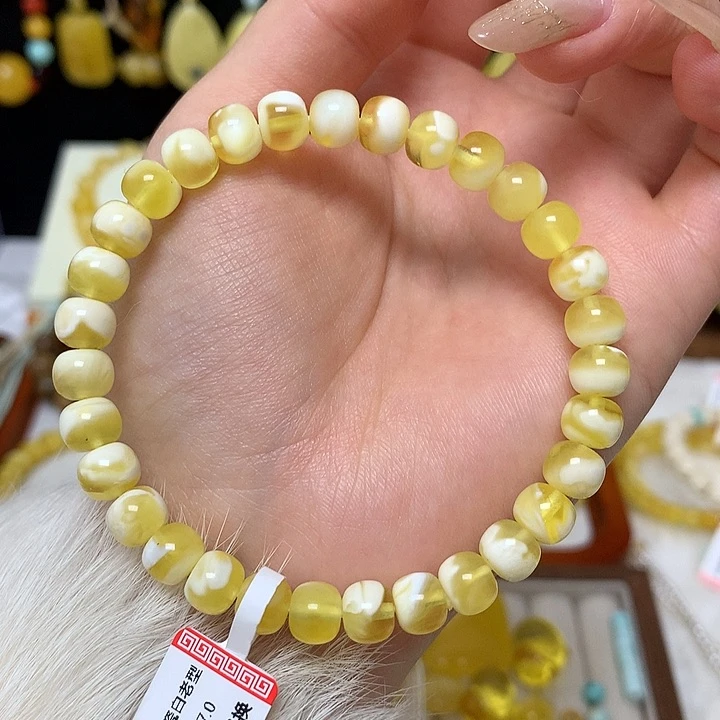 手链蜜蜡未镶嵌蜜蜡手串