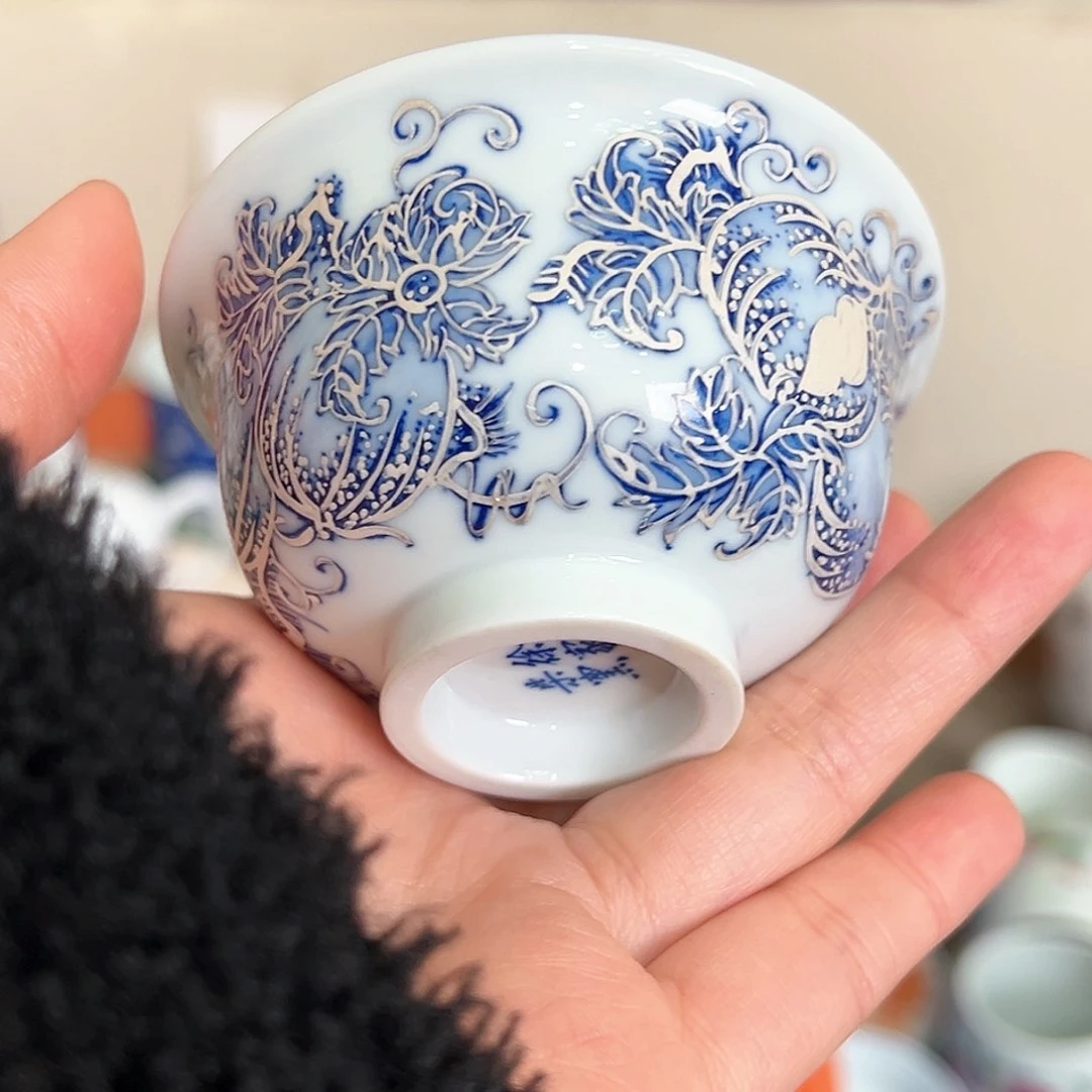 全品青花西瓜景德镇