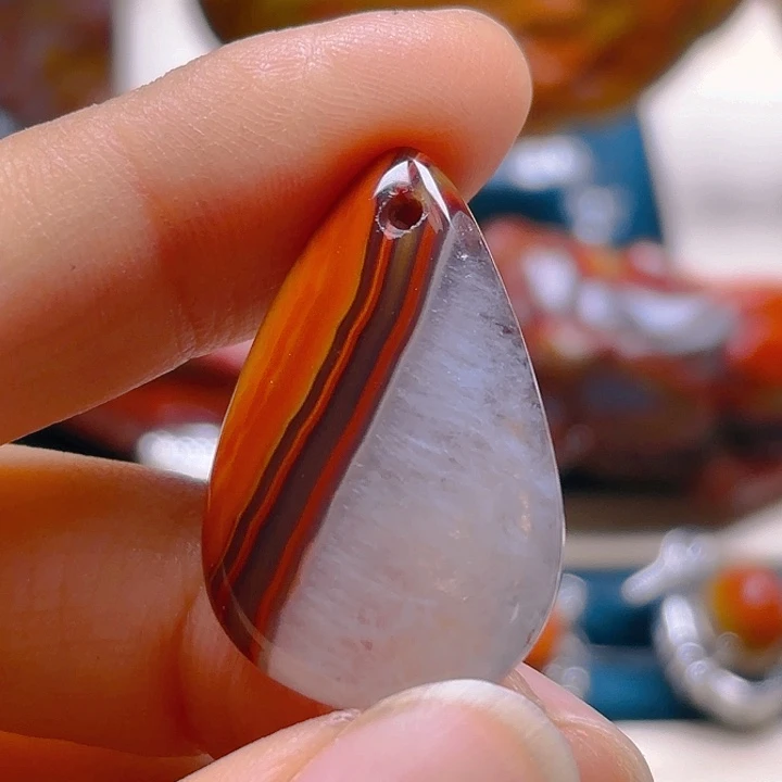 玛瑙/玉髓吊坠(不含链)未镶嵌