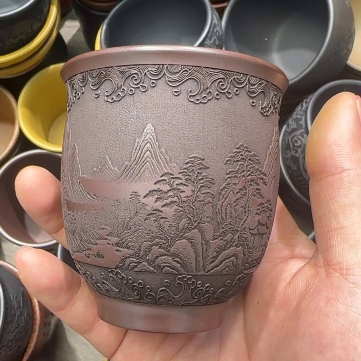 茶杯紫砂全手工制作工艺