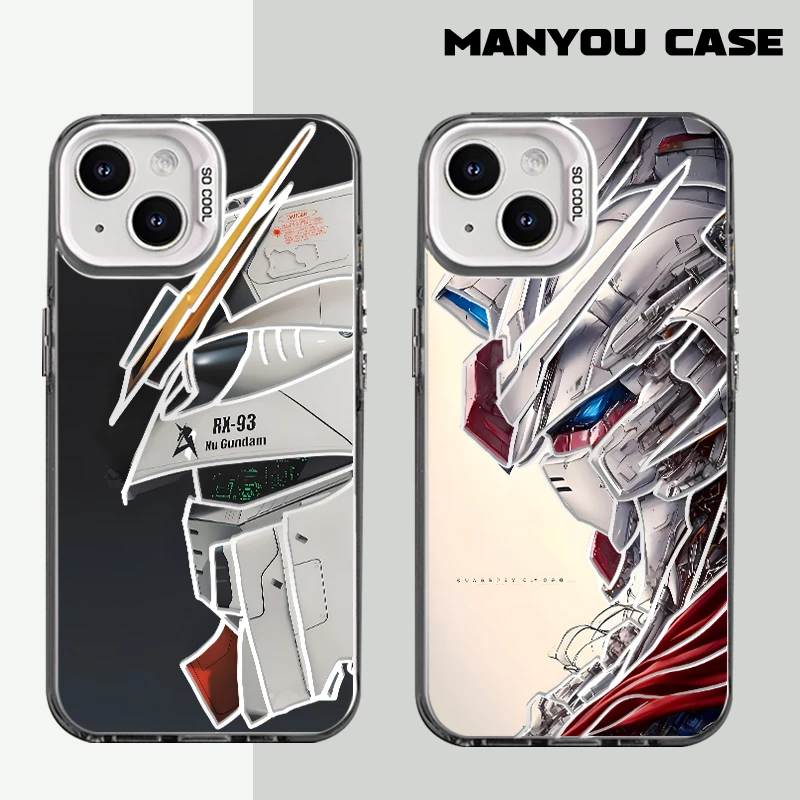 高达适用于动漫小众苹果16华为一加oppo小米手机防摔壳