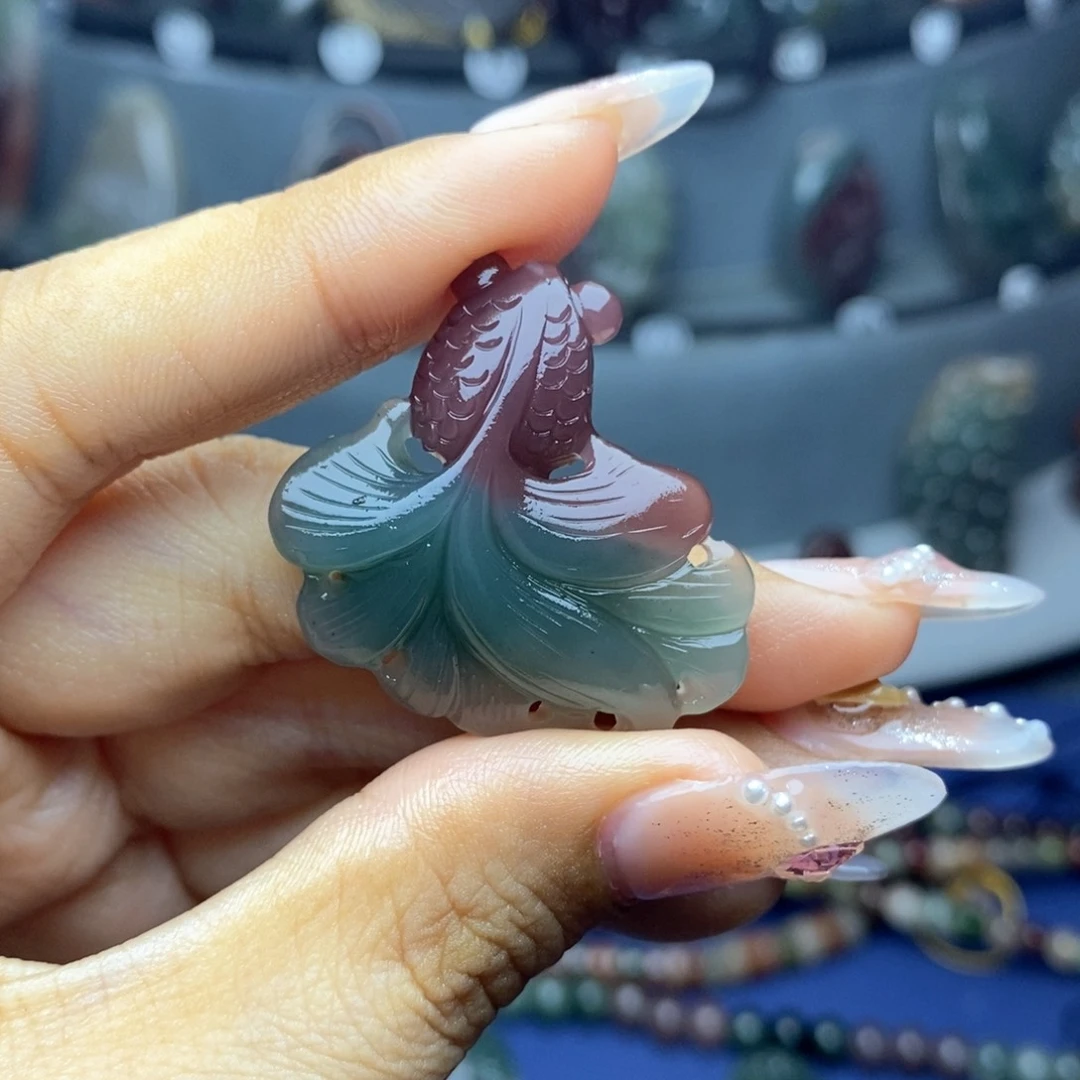 玛瑙/玉髓吊坠(不含链)未镶嵌